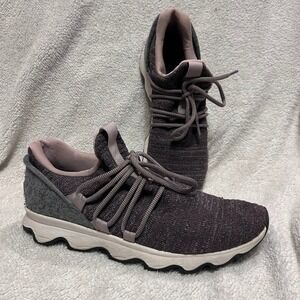 Sorel Kinetic Women's 11 Purple Lace up NL3227-574 Walking Gym Workout Hiking